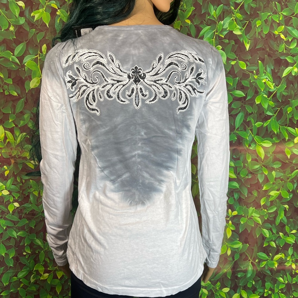 Affliction Women’s long sleeve sweater - Picture 3 of 15